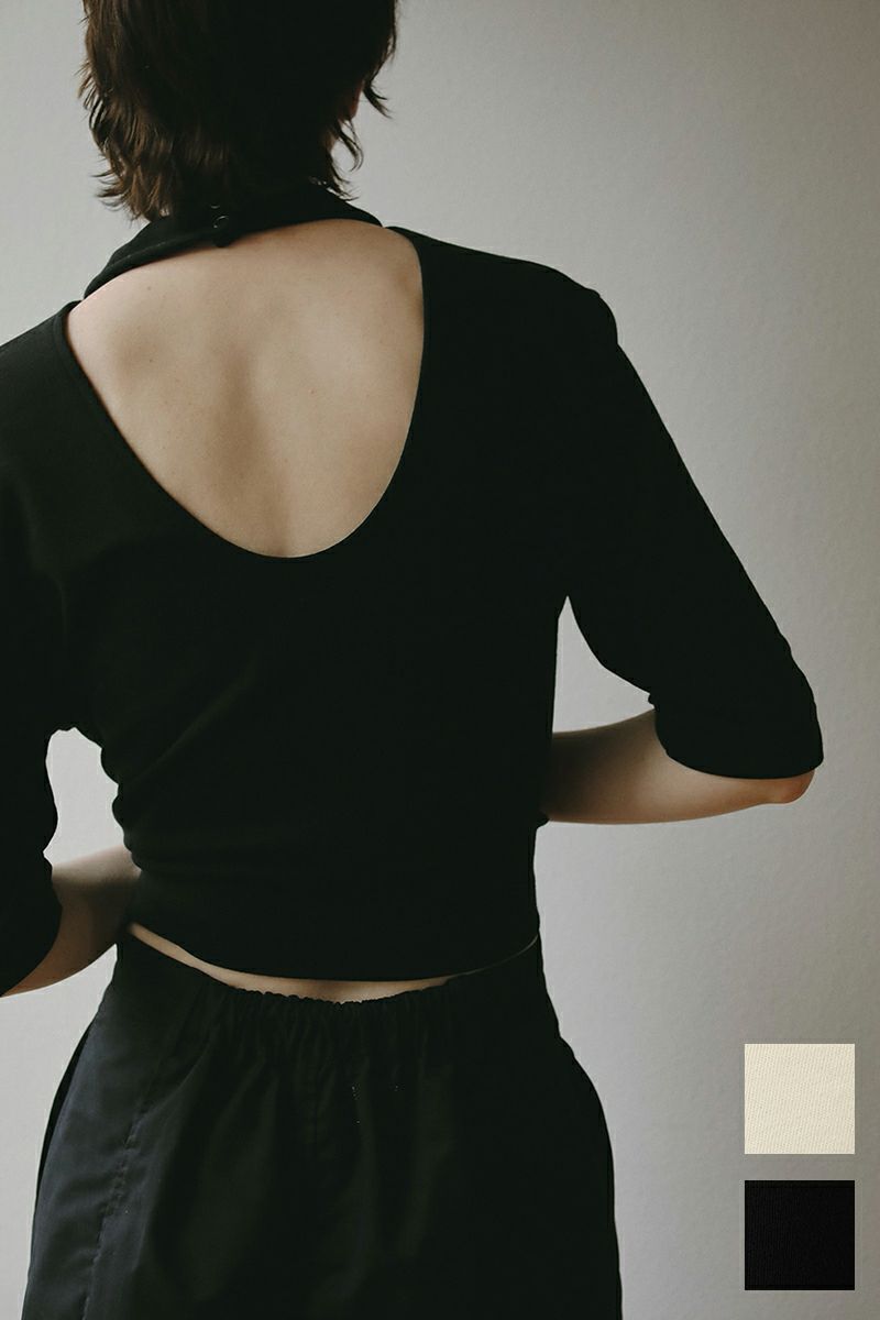 MANOF(マノフ)BACK OPEN CUT TOPS バックオープンカットトップス 87105-1052