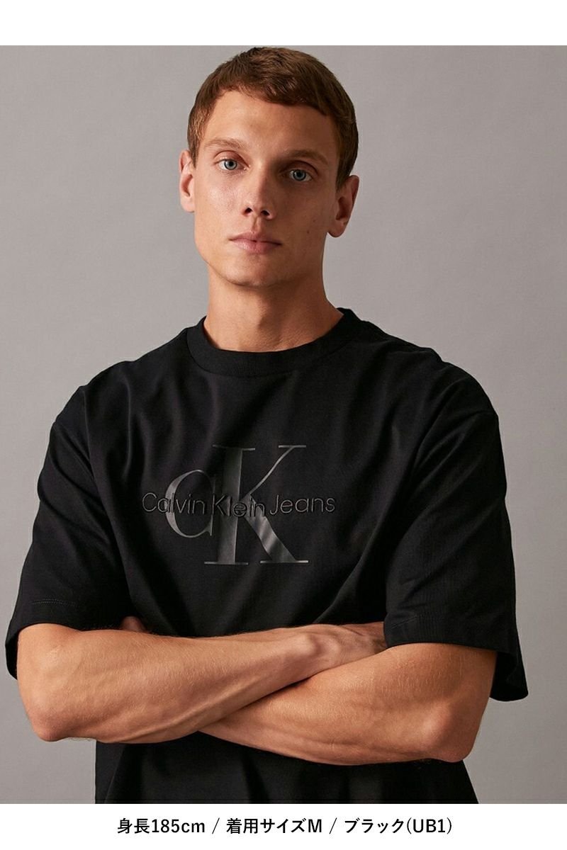 Calvin Klein(カルバン クライン)SS HERO MONOGRAM HVYWT TEE 16S モノグラムロゴヘビーウェイトTシャツ 40EM290 -8
