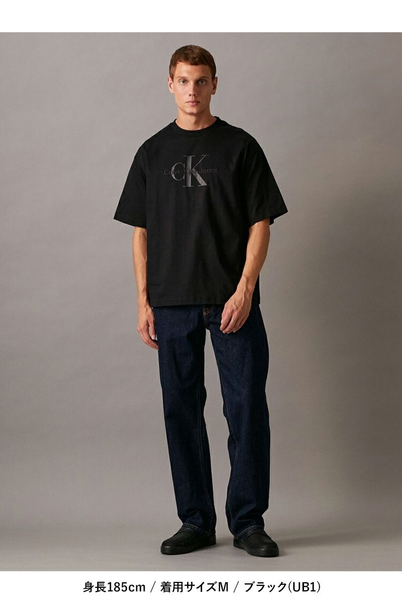Calvin Klein(カルバン クライン)SS HERO MONOGRAM HVYWT TEE 16S モノグラムロゴヘビーウェイトTシャツ 40EM290 -9