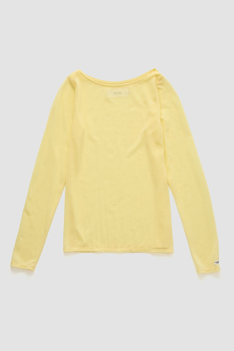JANE SMITH(ジェーンスミス)COTTON SHEER BOAT NECK PULLOVER コットンシアーボートネックプルオーバー 24WCT-#636L -1