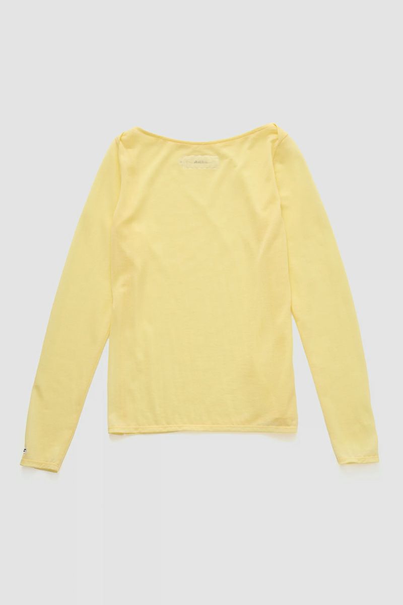 JANE SMITH(ジェーンスミス)COTTON SHEER BOAT NECK PULLOVER コットンシアーボートネックプルオーバー 24WCT-#636L -2