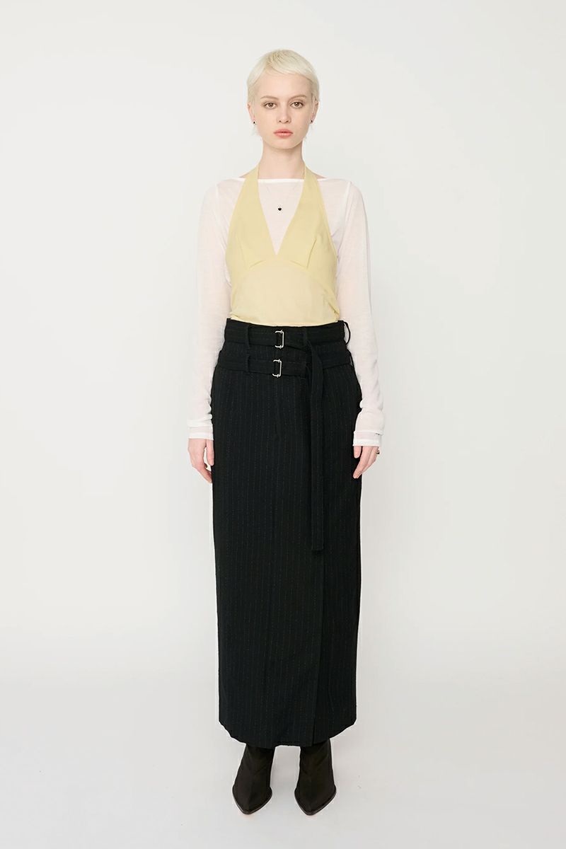 JANE SMITH(ジェーンスミス)COTTON SHEER BOAT NECK PULLOVER コットンシアーボートネックプルオーバー 24WCT-#636L -9