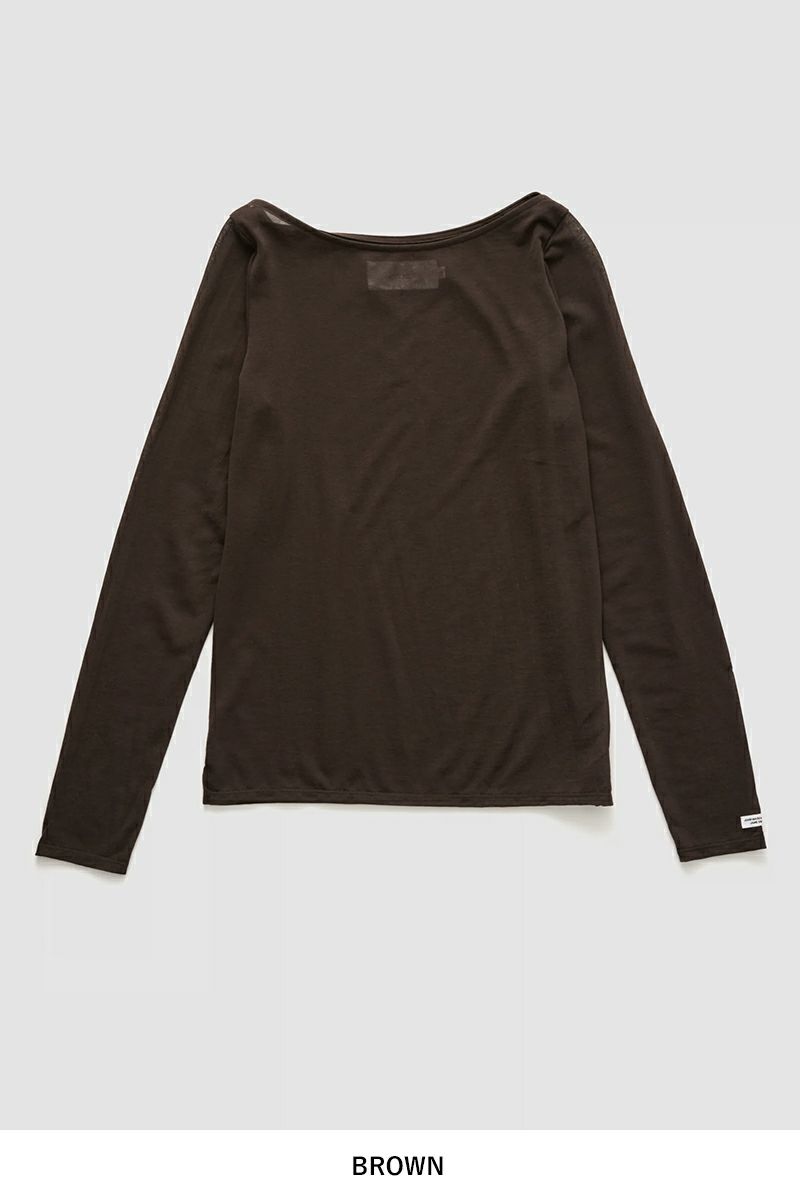 JANE SMITH(ジェーンスミス)COTTON SHEER BOAT NECK PULLOVER コットンシアーボートネックプルオーバー 24WCT-#636L -12