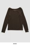 JANE SMITH(ジェーンスミス)COTTON SHEER BOAT NECK PULLOVER コットンシアーボートネックプルオーバー 24WCT-#636L -12