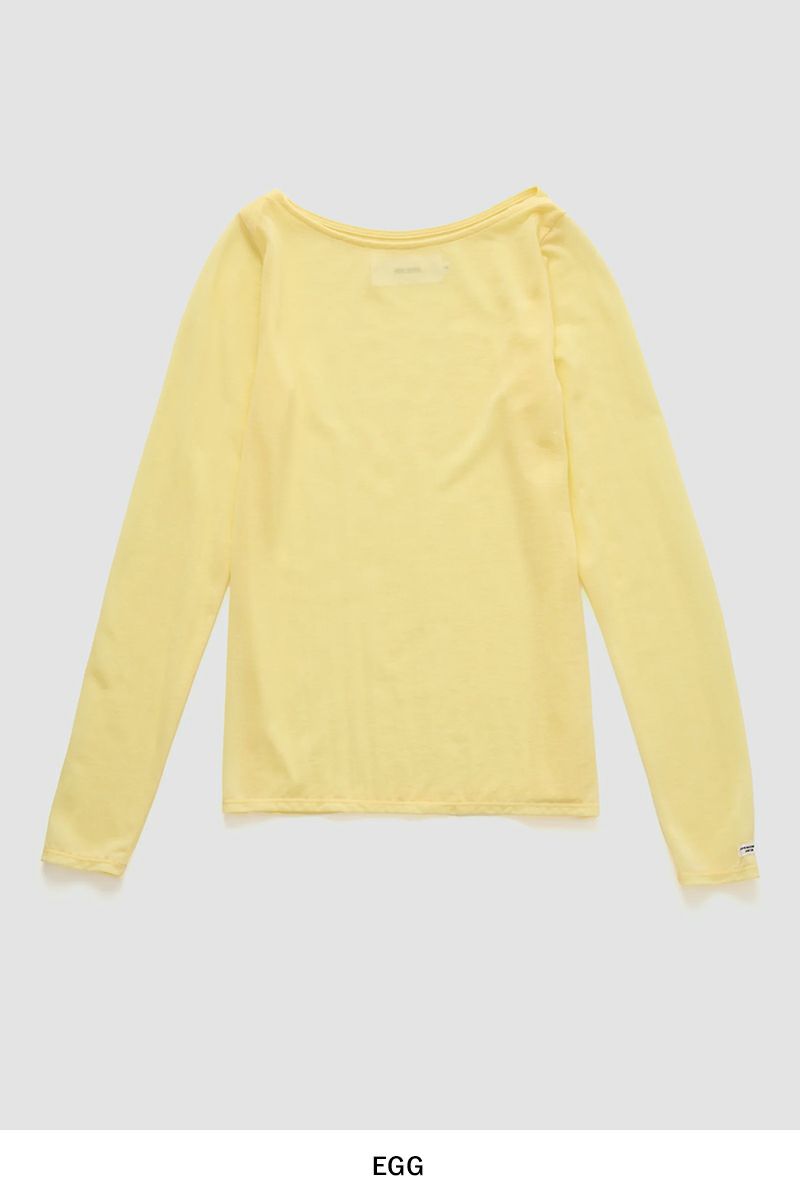 JANE SMITH(ジェーンスミス)COTTON SHEER BOAT NECK PULLOVER コットンシアーボートネックプルオーバー 24WCT-#636L -13