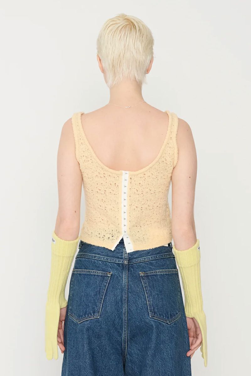JANE SMITH(ジェーンスミス)7G KEY KNIT 2WAY SHORT TANK TOP 7Gキーニット２ウェイショータンクトップ 24WKN-#611L -7