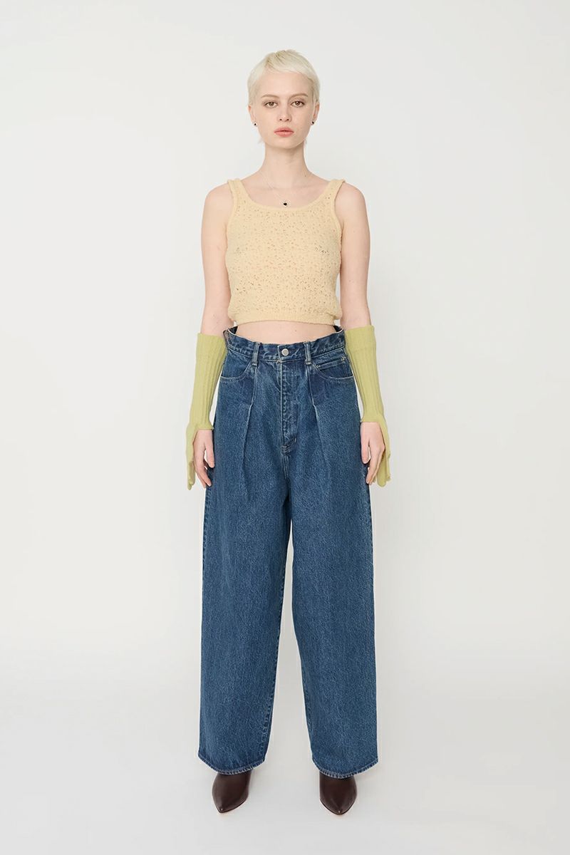 JANE SMITH(ジェーンスミス)7G KEY KNIT 2WAY SHORT TANK TOP 7Gキーニット２ウェイショータンクトップ 24WKN-#611L -8