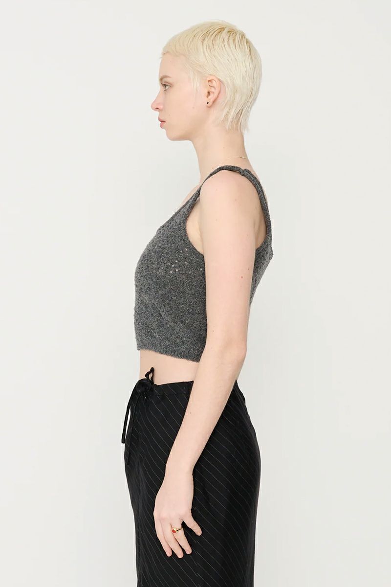 JANE SMITH(ジェーンスミス)7G KEY KNIT 2WAY SHORT TANK TOP 7Gキーニット２ウェイショータンクトップ 24WKN-#611L -10
