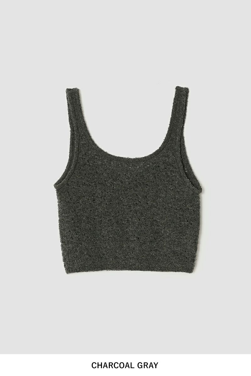 JANE SMITH(ジェーンスミス)7G KEY KNIT 2WAY SHORT TANK TOP 7Gキーニット２ウェイショータンクトップ 24WKN-#611L -13