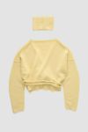 JANE SMITH(ジェーンスミス)7G CACHECOEUR CARDIGAN WITH NECK WARMER 7Gカシュクールカーディガンウィズネックウォーマー 24WKN-#682L -2