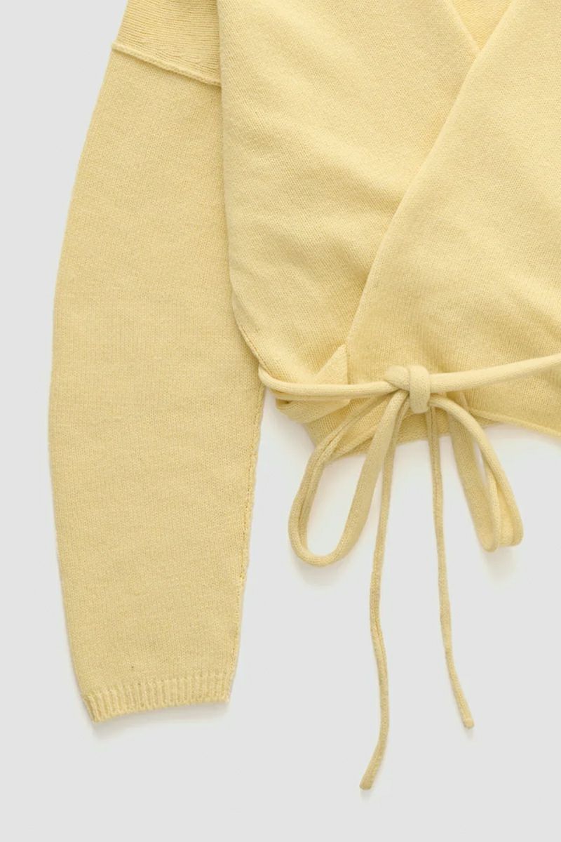 JANE SMITH(ジェーンスミス)7G CACHECOEUR CARDIGAN WITH NECK WARMER 7Gカシュクールカーディガンウィズネックウォーマー 24WKN-#682L -4