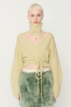 JANE SMITH(ジェーンスミス)7G CACHECOEUR CARDIGAN WITH NECK WARMER 7Gカシュクールカーディガンウィズネックウォーマー 24WKN-#682L -5