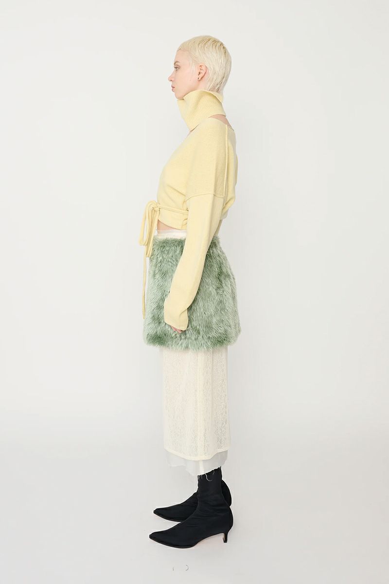 JANE SMITH(ジェーンスミス)7G CACHECOEUR CARDIGAN WITH NECK WARMER 7Gカシュクールカーディガンウィズネックウォーマー 24WKN-#682L -9