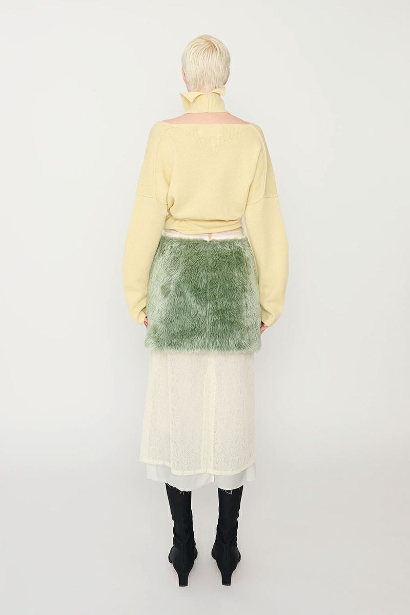 JANE SMITH(ジェーンスミス)7G CACHECOEUR CARDIGAN WITH NECK WARMER 7Gカシュクールカーディガンウィズネックウォーマー 24WKN-#682L -10