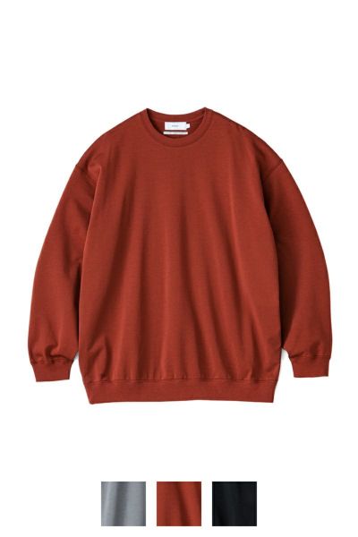 Graphpaper(グラフペーパー)Cotton Light Terry Crew Neck コットンライトテリークルーネックスウェット GU243-70235