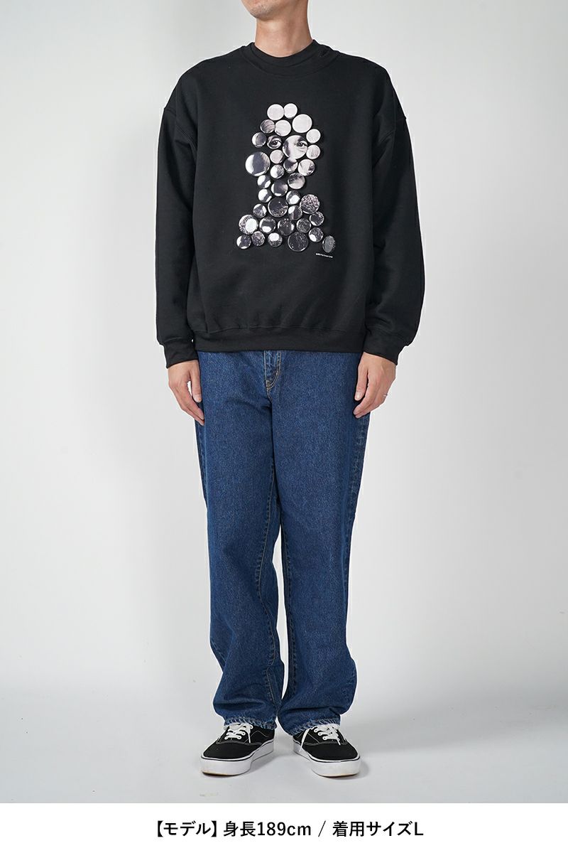 High Scream Center(ハイスクリームセンター)BUTTON BAADGES ver2 SWEAT SHIRT ボタンバッジスウェットシャツ HSC24FW-CT03 -16