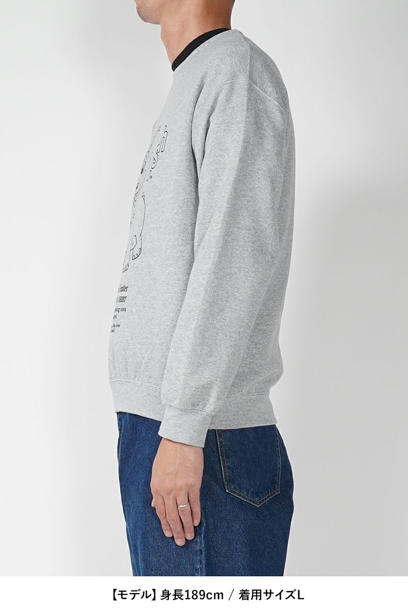 High Scream Center(ハイスクリームセンター)COLORING SWEAT SHIRT カラーリングスウェットシャツ HSC24FW-CT08 -18