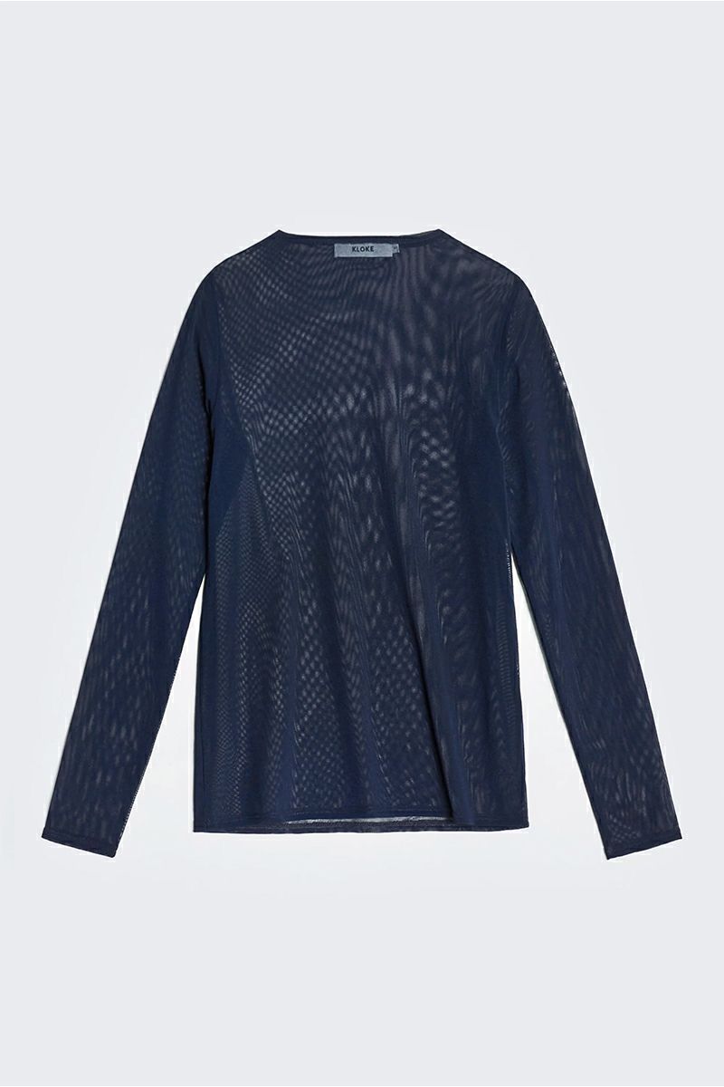 KLOKE(クローク)Exist Mesh Long Sleeve Top イグジストメッシュ長袖トップス KLWPC3713 -2