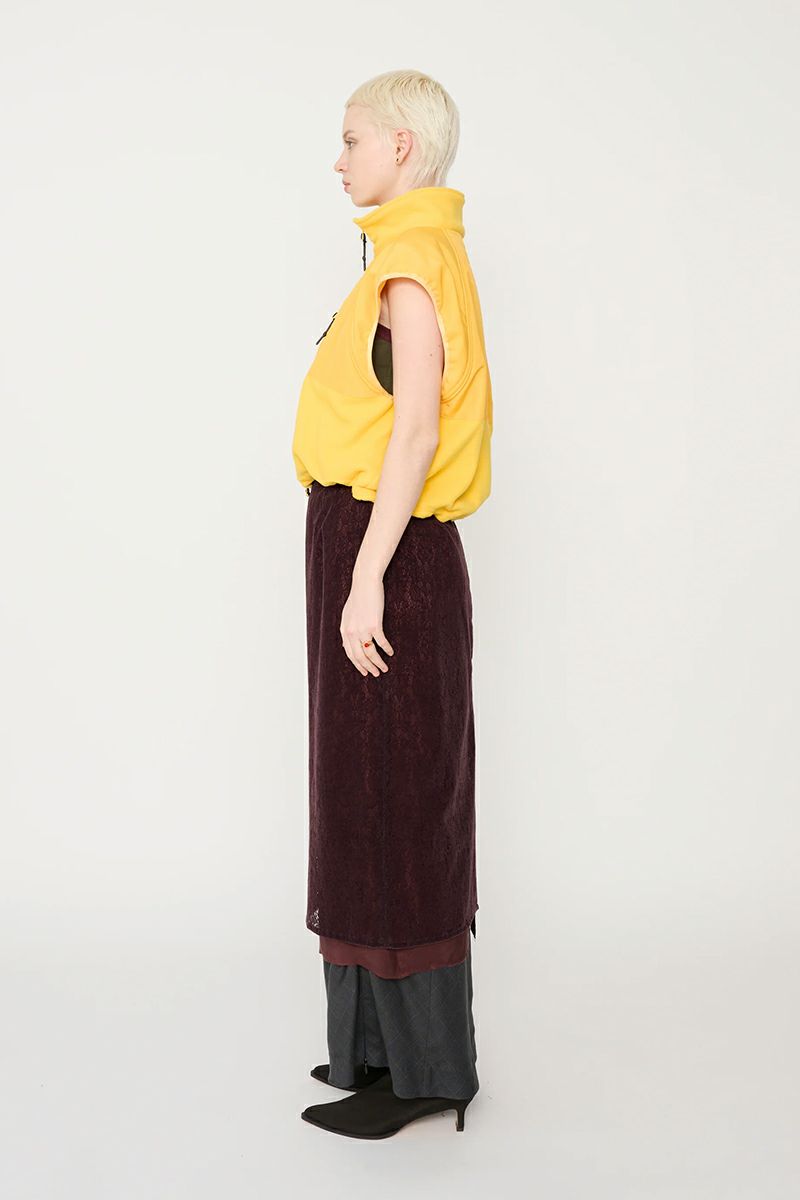 JANE SMITH(ジェーンスミス)FLOCKY LACE LAYERED SKIRT フロッキーレースレイヤードスカート 24WSK-#614L -9