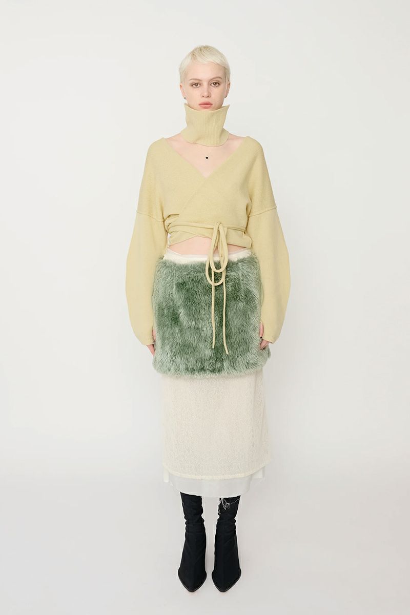 JANE SMITH(ジェーンスミス)FLOCKY LACE LAYERED SKIRT フロッキーレースレイヤードスカート 24WSK-#614L -11