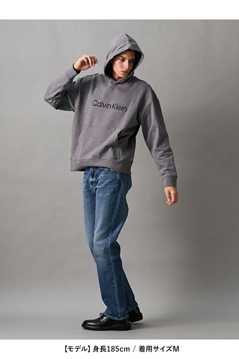Calvin Klein(カルバン クライン)LS STANDARD HOODIE スタンダードロゴパーカー 40HM231 -9