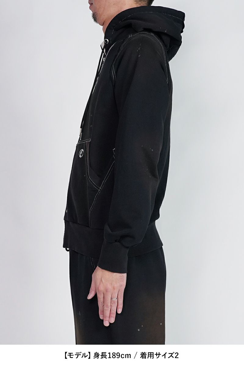 FAF(エフエーエフ)AGED ZIP UP HOODIE エイジドジップアップフーディ 002341204 -21