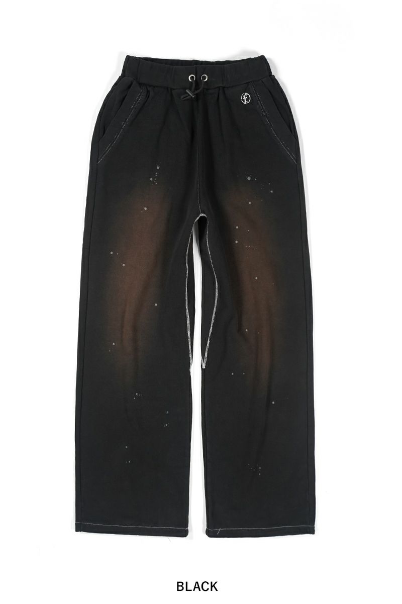 FAF AGED BAGGY SWEAT PANTSスウェットパンツ サイズ2 FAF(エフエーエフ)のAGED BAGGY SWEAT PANTS BLACKの通販