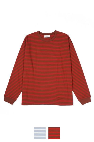 WELLDER(ウェルダー)Stripe Long Sleeve ストライプ長袖カットソー WM24ACU04