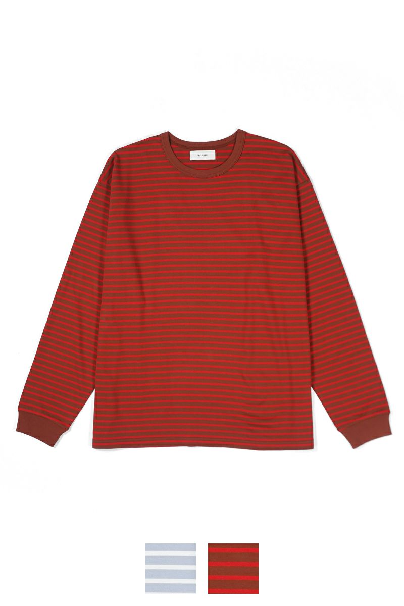WELLDER(ウェルダー)Stripe Long Sleeve ストライプ長袖カットソー WM24ACU04