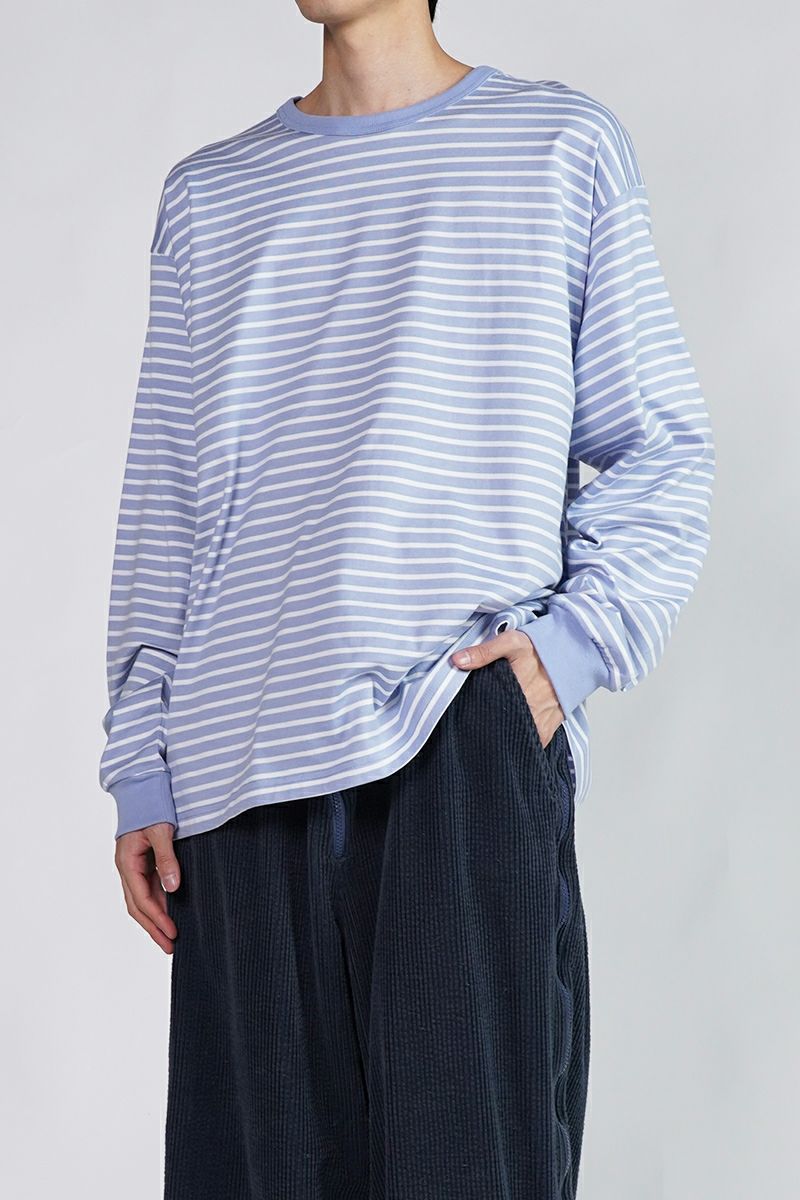 WELLDER(ウェルダー)Stripe Long Sleeve ストライプ長袖カットソー WM24ACU04 -1