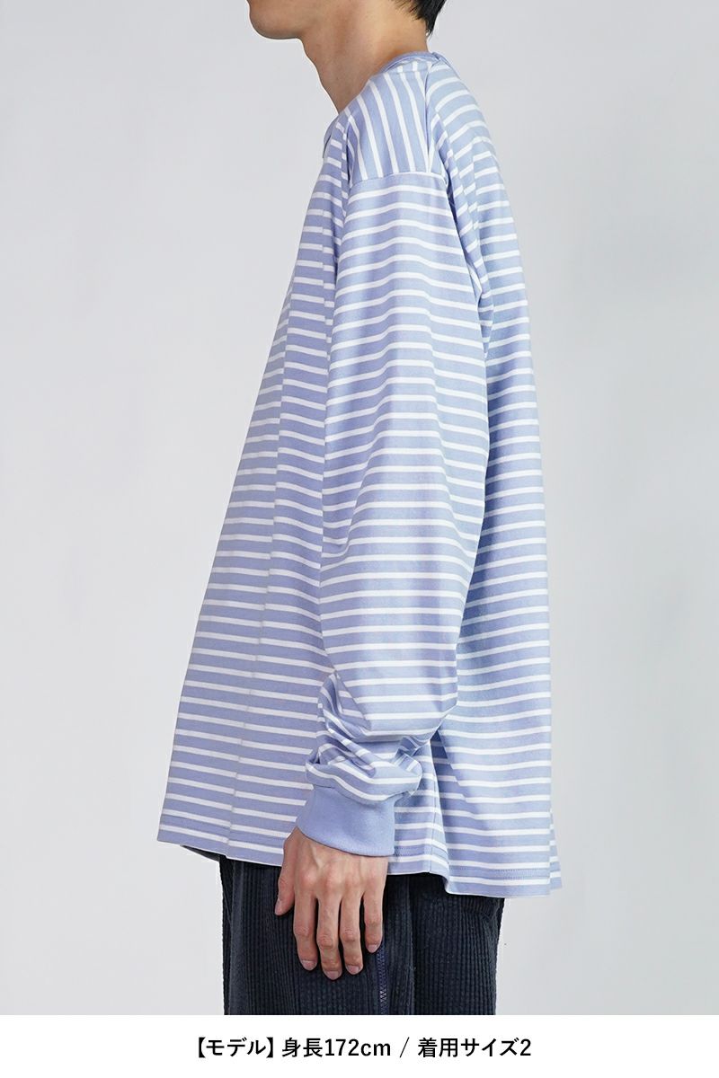 WELLDER(ウェルダー)Stripe Long Sleeve ストライプ長袖カットソー WM24ACU04 -10