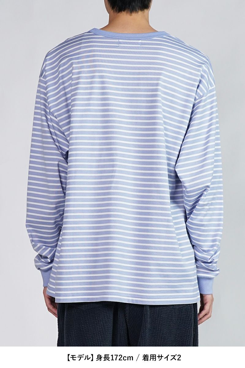 WELLDER(ウェルダー)Stripe Long Sleeve ストライプ長袖カットソー WM24ACU04 -11