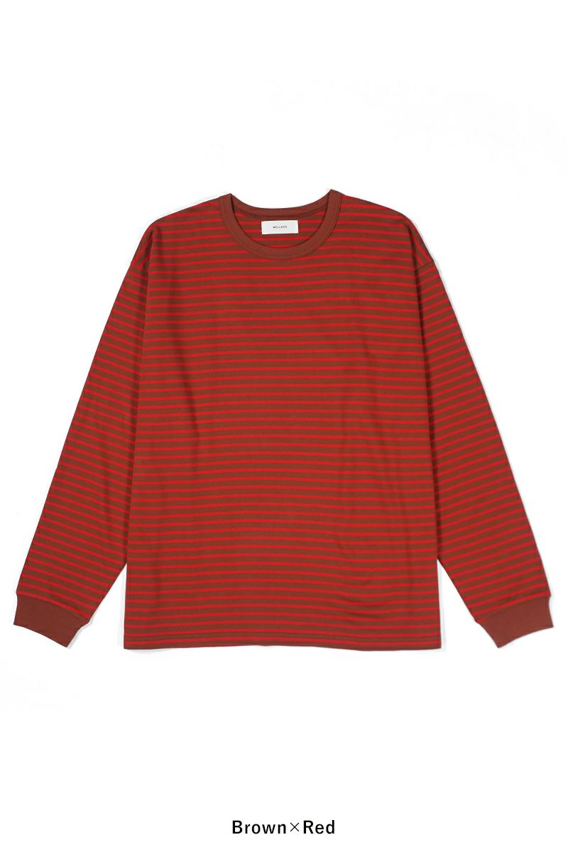 WELLDER(ウェルダー)Stripe Long Sleeve ストライプ長袖カットソー WM24ACU04 -18