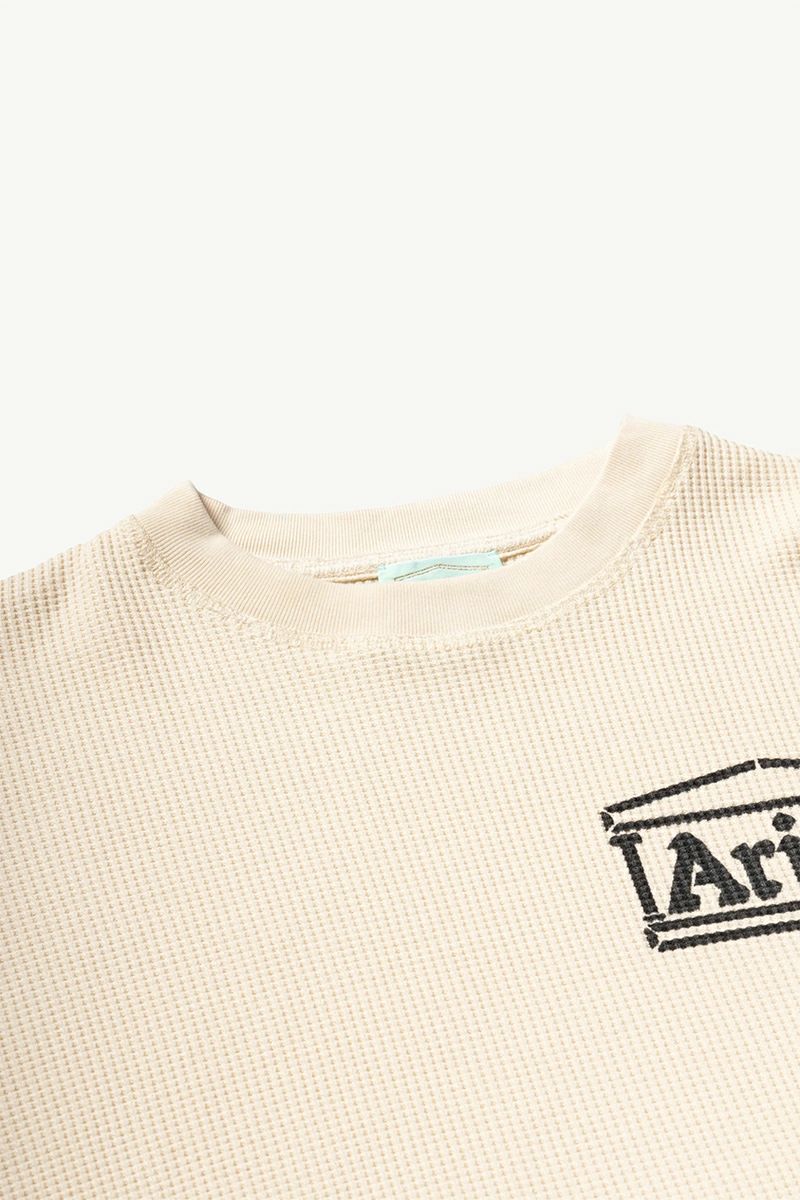 ARIES(アリーズ)Waffle LS Tee コットンワッフルジャージー ユニセックスロングスリーブTシャツ AR40666 -7