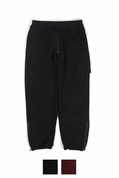 CHASSE(チェイス)Waffle Zip Pants ワッフルジップパンツ CHA24AW_PT02