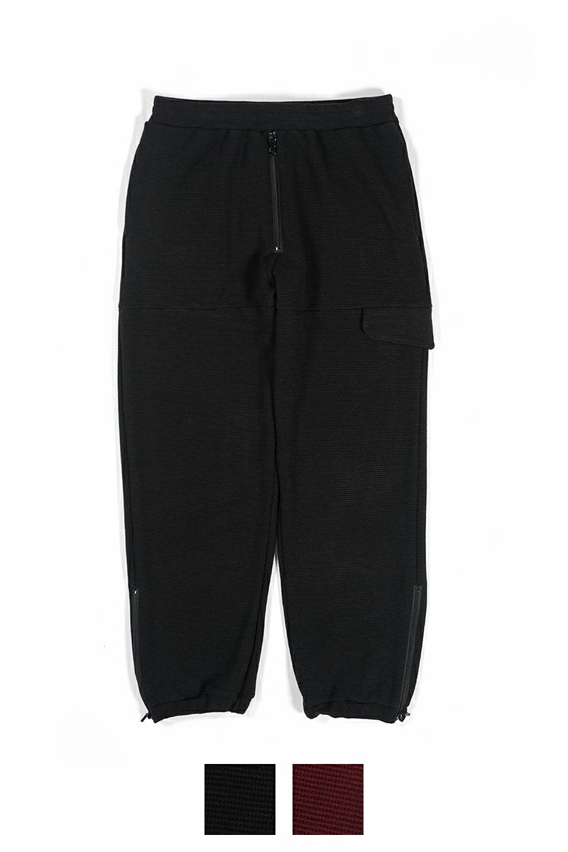 CHASSE(チェイス)Waffle Zip Pants ワッフルジップパンツ CHA24AW_PT02