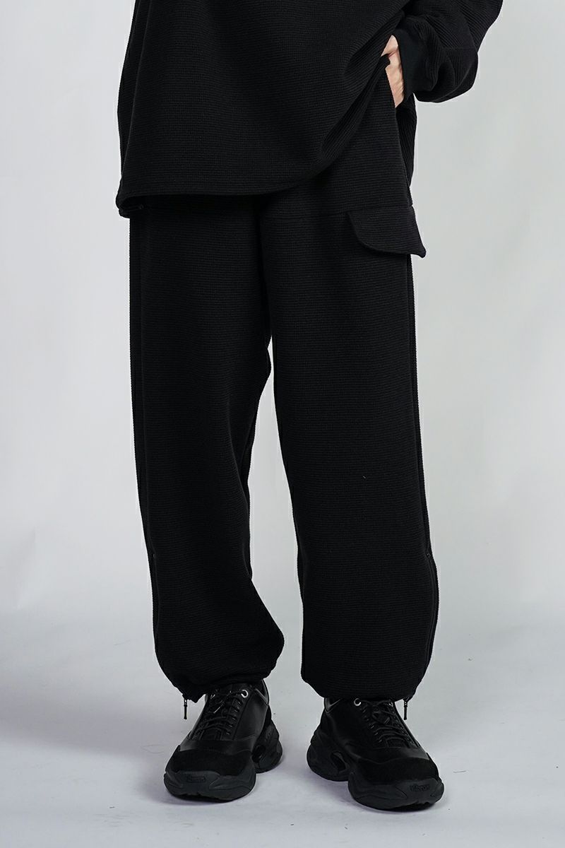 CHASSE(チェイス)Waffle Zip Pants ワッフルジップパンツ CHA24AW_PT02 -1