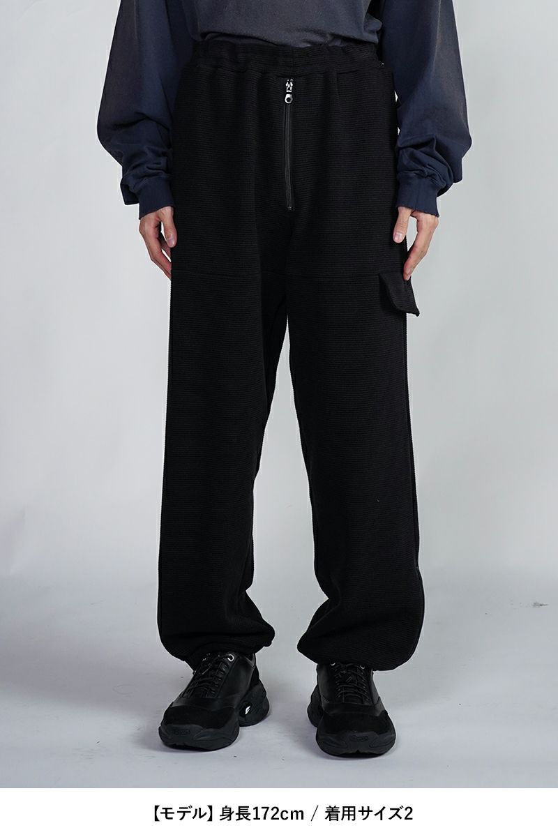 CHASSE(チェイス)Waffle Zip Pants ワッフルジップパンツ CHA24AW_PT02 -7