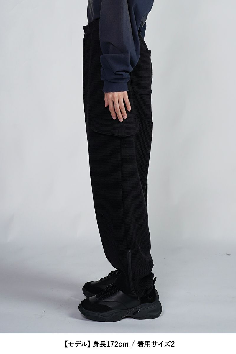 CHASSE(チェイス)Waffle Zip Pants ワッフルジップパンツ CHA24AW_PT02 -8