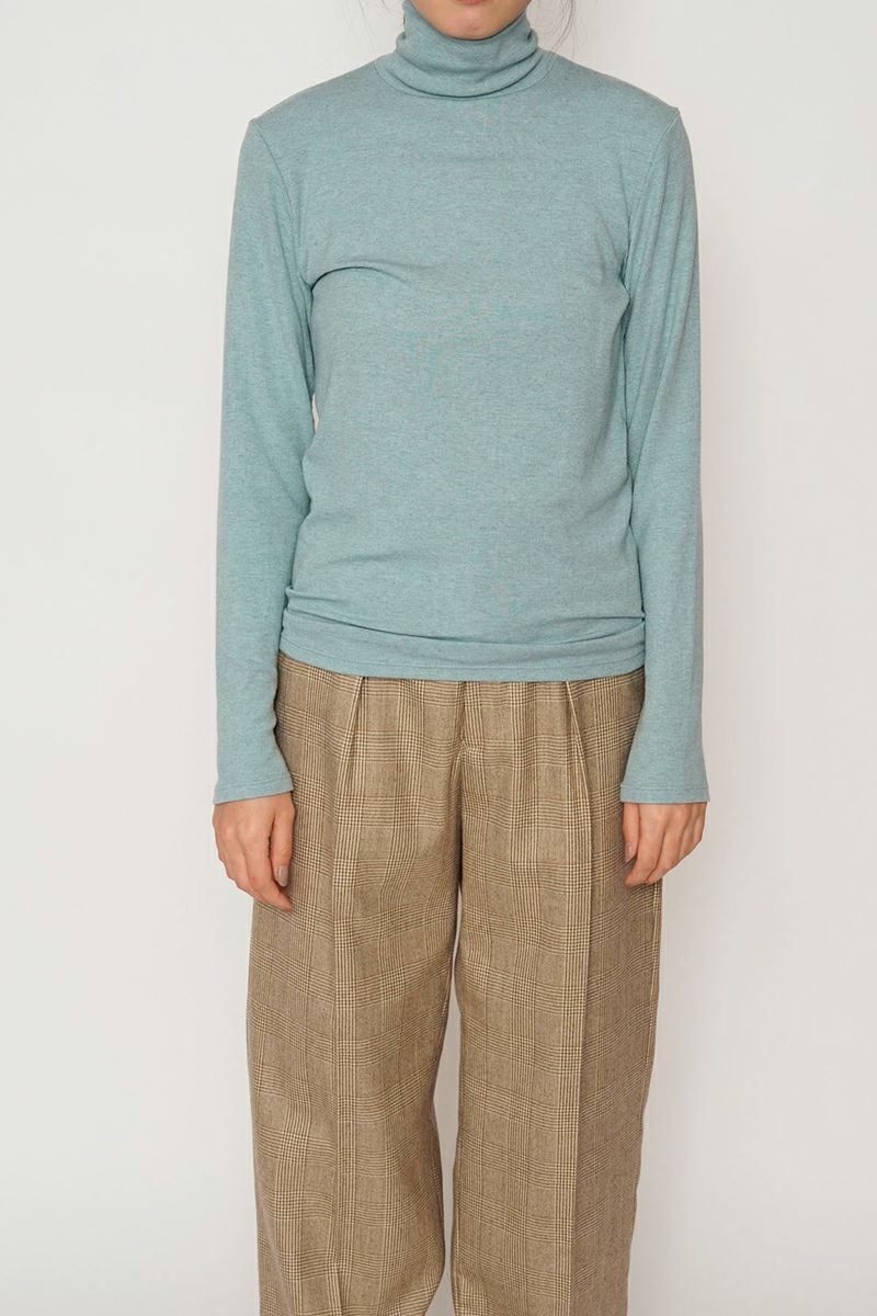 MY___(マイ)WOOL TELECO TURTLENECK TOPS ウールテレコタートルネックトップス 243-61104 -1