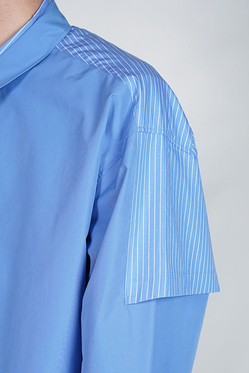 SOFTHYPHEN(ソフトハイフン)DOUBLE FRONT OVER SIZED SIGNATURE SHIRT ダブルフロントオーバーサイズシグネチャーシャツ MGMFB231265 -9