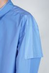SOFTHYPHEN(ソフトハイフン)DOUBLE FRONT OVER SIZED SIGNATURE SHIRT ダブルフロントオーバーサイズシグネチャーシャツ MGMFB231265 -9