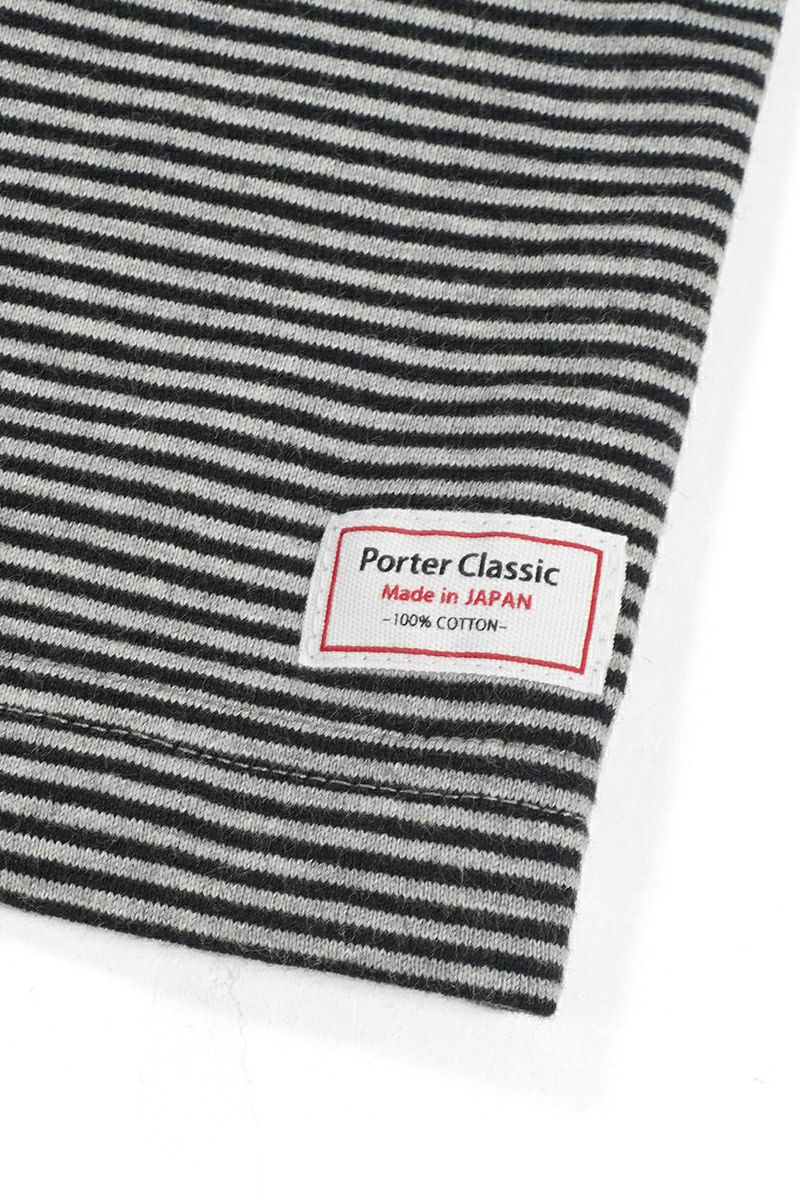 Porter Classic(ポータークラシック)H/W BEATNIK BORDER ZIP UP TURTLENECK ハンドワーク ビートニク ジップアップタートルネック PC-006-3116 -8
