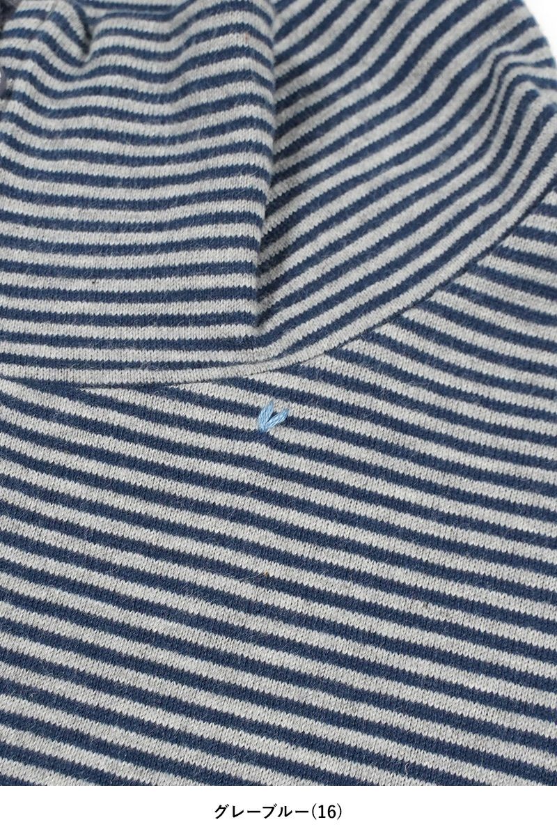 Porter Classic(ポータークラシック)H/W BEATNIK BORDER ZIP UP TURTLENECK ハンドワーク ビートニク ジップアップタートルネック PC-006-3116 -13