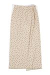 kengo(ケンゴ)kobana ga saita printed rib long skirt 小花が咲いたプリントロングスカート K24FW-SK1 -2