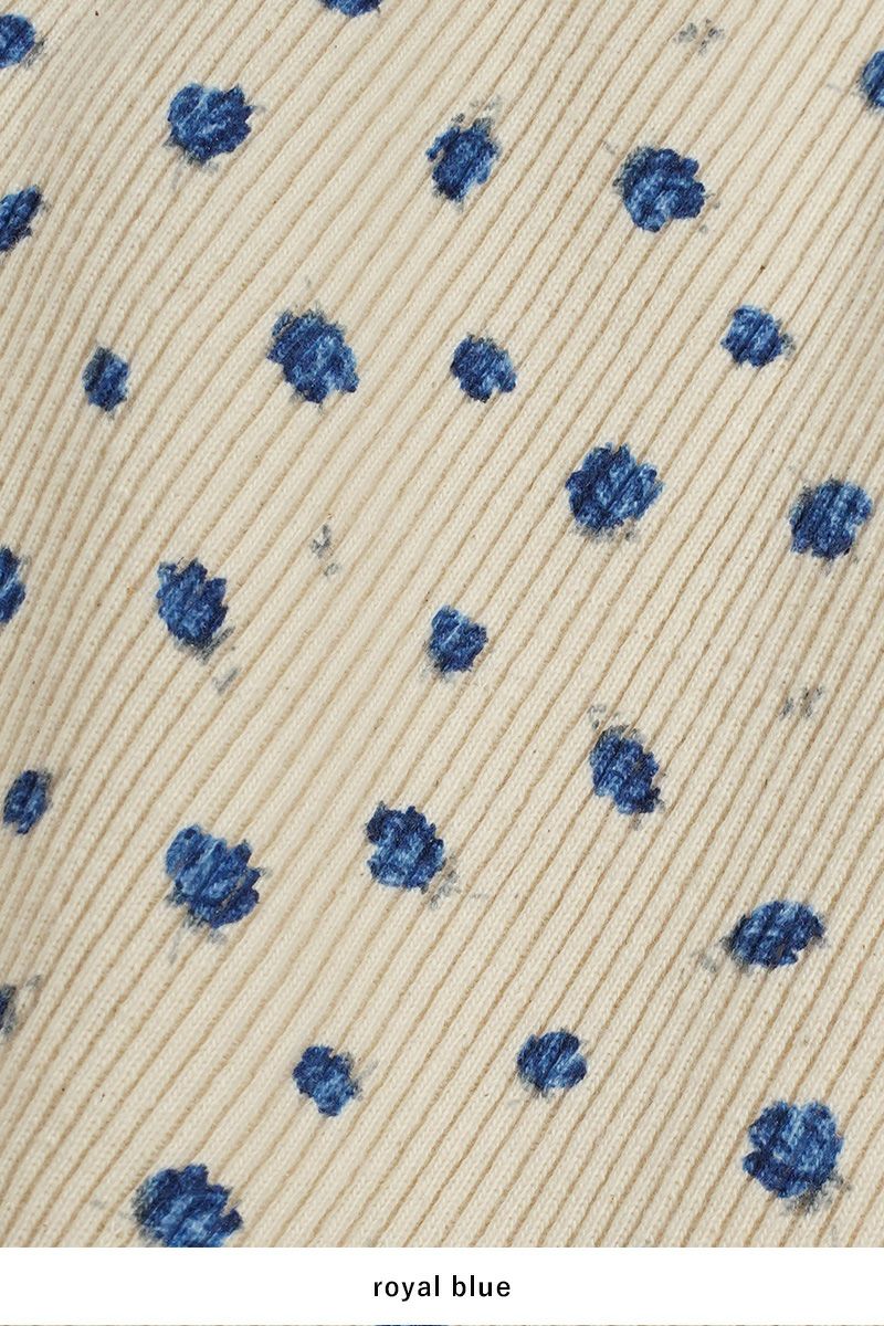 kengo(ケンゴ)kobana ga saita printed rib long skirt 小花が咲いたプリントロングスカート K24FW-SK1 -8