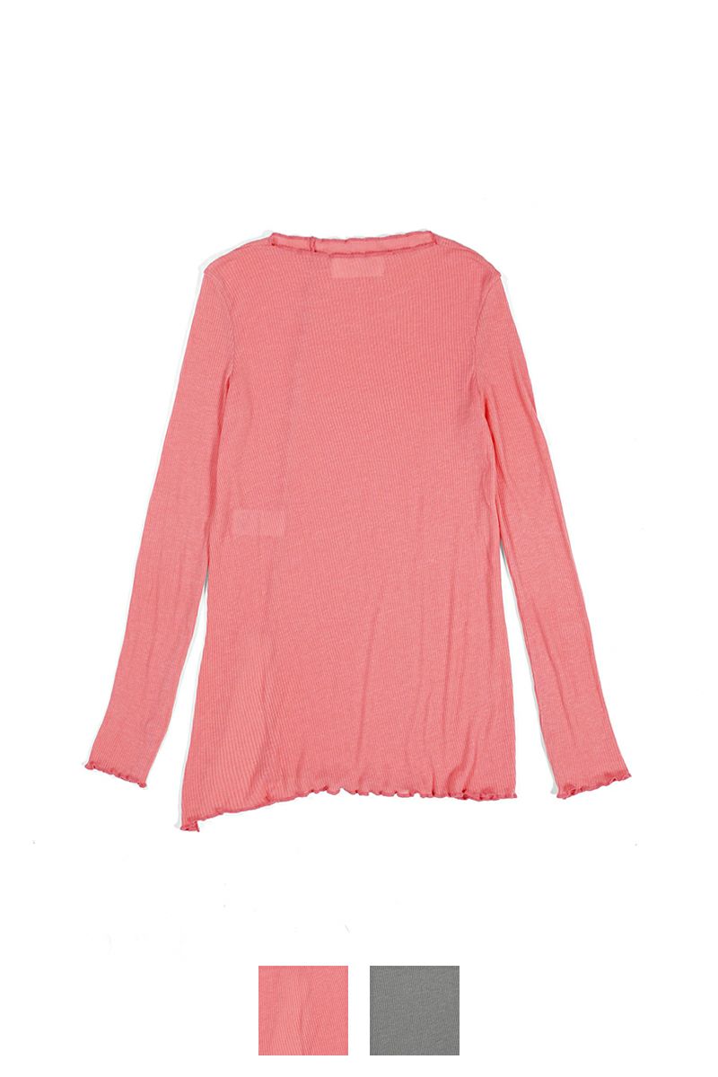 kengo(ケンゴ)tencel wool slash neck long sleeve top テンセルスラッシュネックロングスリーブトップス KBC-TP5