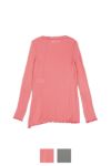 kengo(ケンゴ)tencel wool slash neck long sleeve top テンセルスラッシュネックロングスリーブトップス KBC-TP5