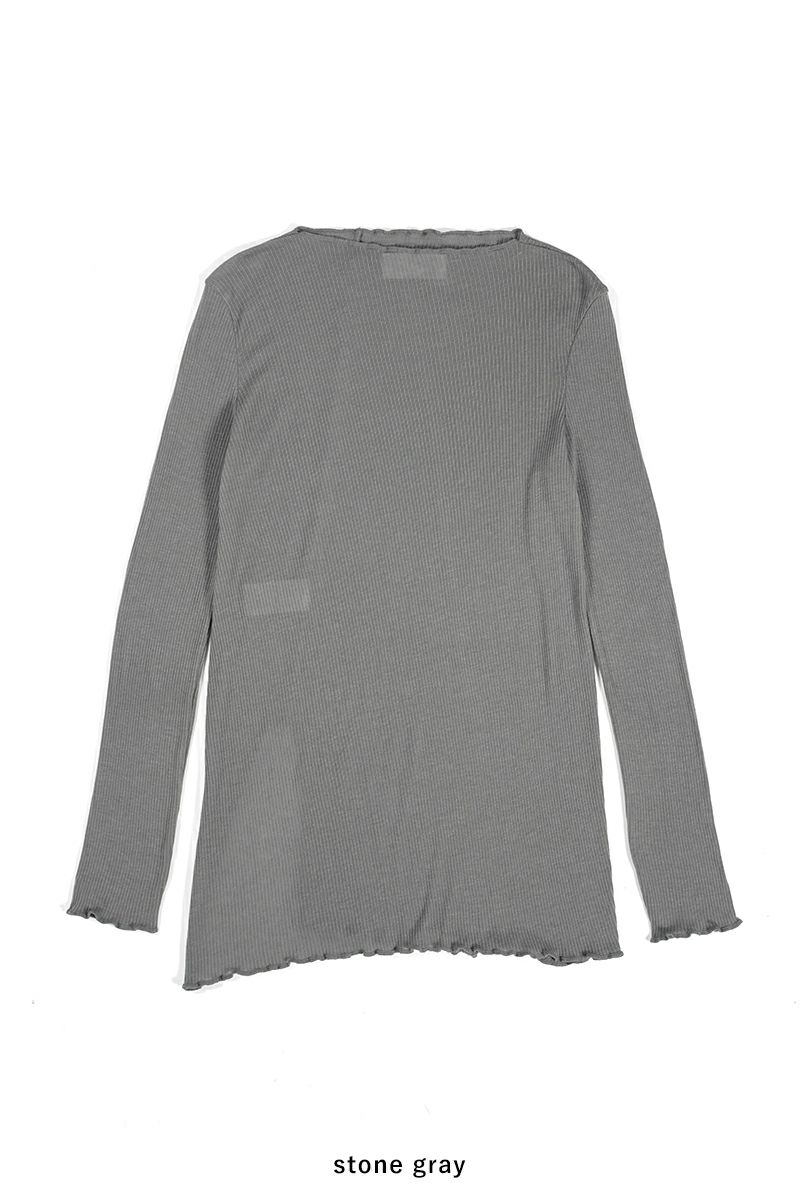 kengo(ケンゴ)tencel wool slash neck long sleeve top テンセルスラッシュネックロングスリーブトップス KBC-TP5 -9