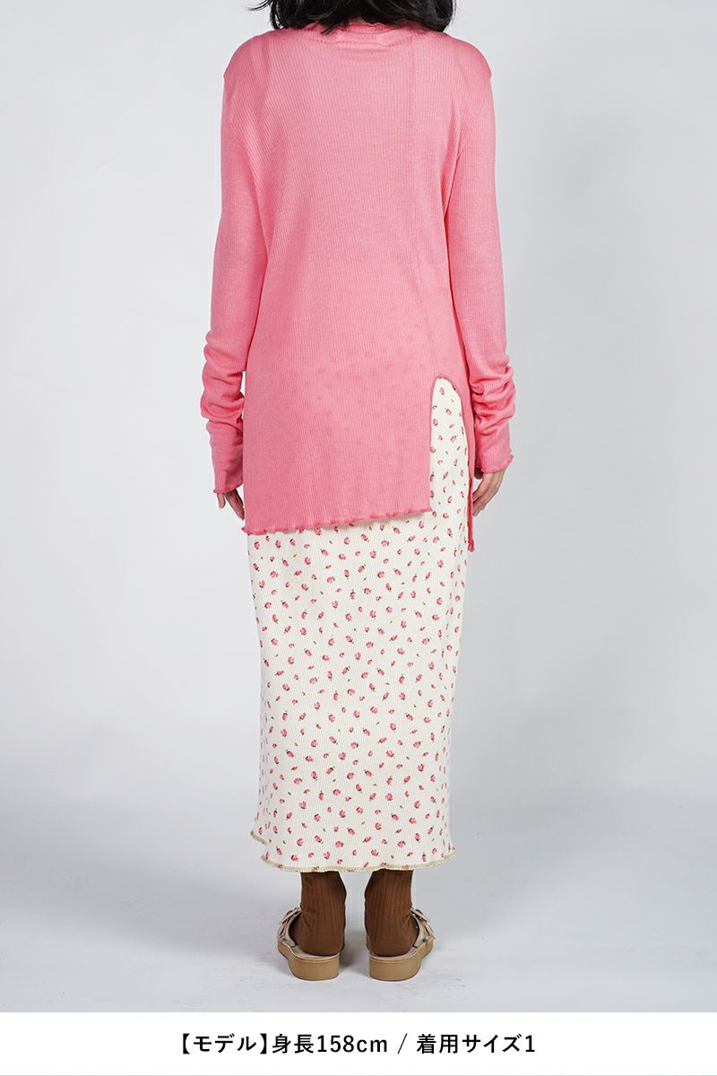 kengo(ケンゴ)tencel wool slash neck long sleeve top テンセルスラッシュネックロングスリーブトップス KBC-TP5 -15